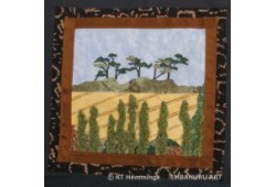 [Easter Hill textile square from the Parish wall hanging,Cockwood,Devon,UK]